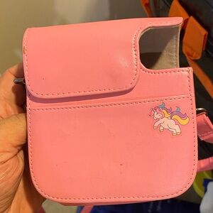 Pink Unicorn Crossbody Bag